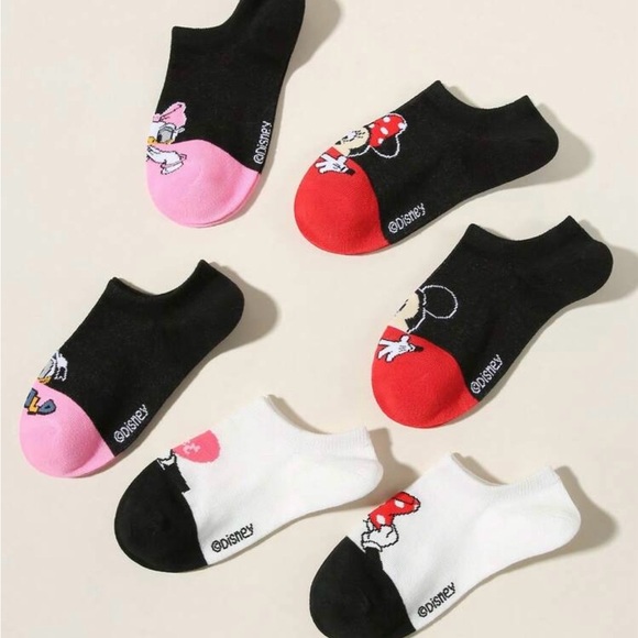 Disney Black and Red Mickey Mouse Socks - Picture 4 of 4